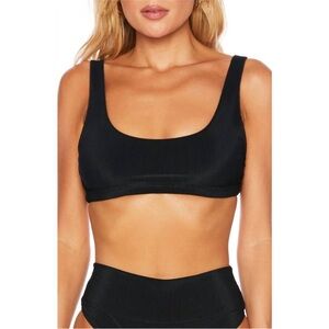Beach Riot Black Bikini Top
